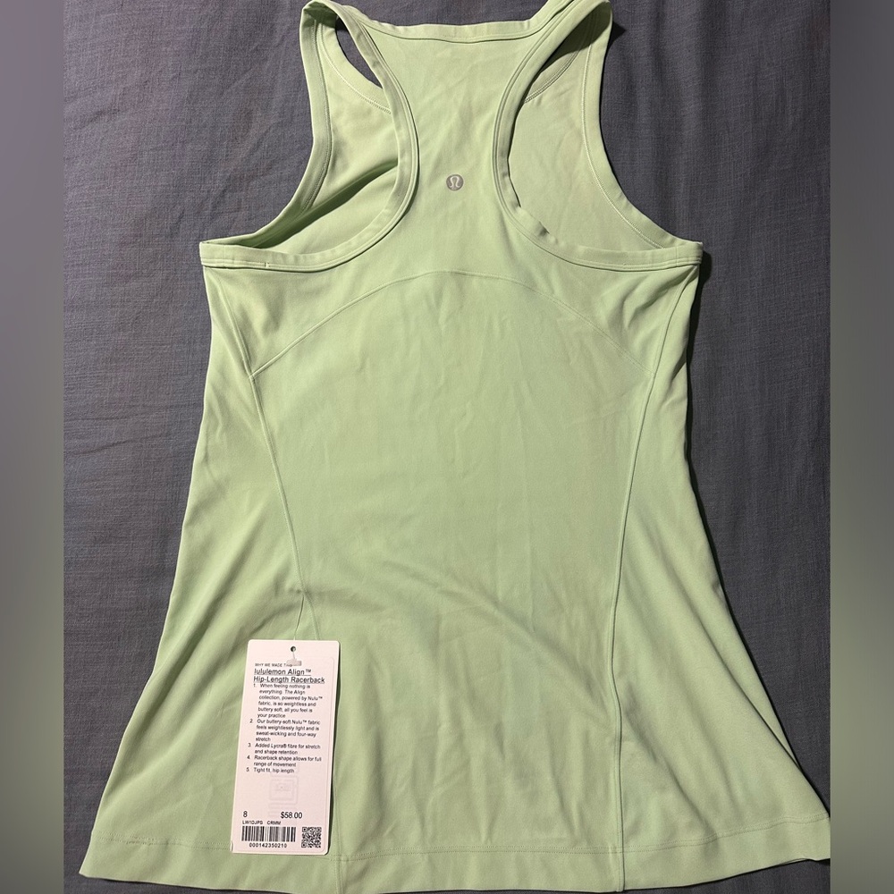 Lululemon align top NWT 8